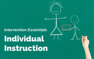 Intervention essentials 2 Individual Instruction